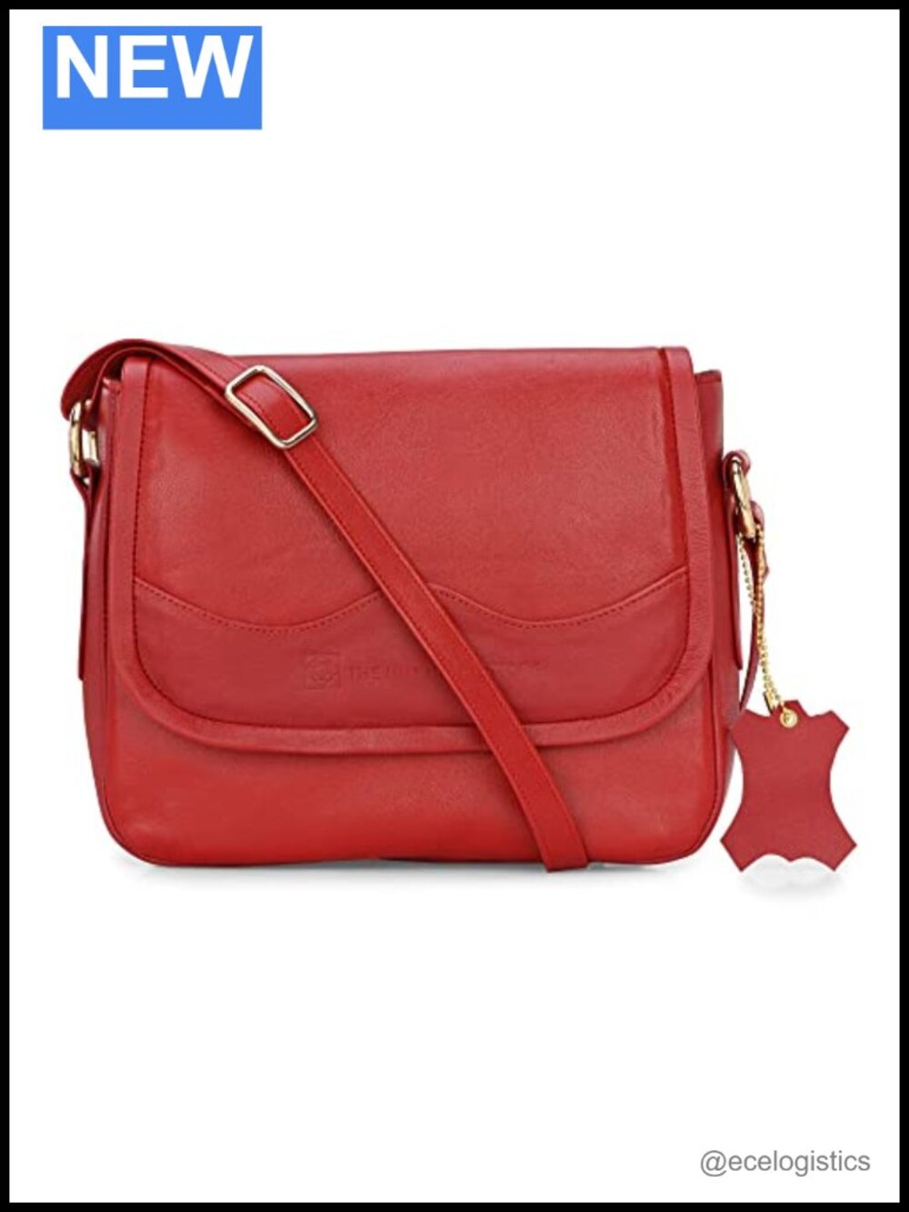Genuine Sheep Leather Crossbody Bag Women Sling Shoulder Handbag Messenger